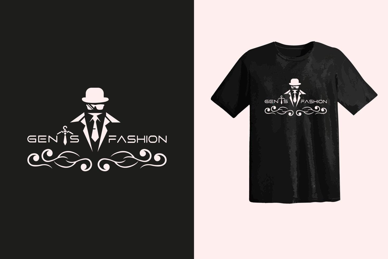 T-Shirt-Logo-Design vektor