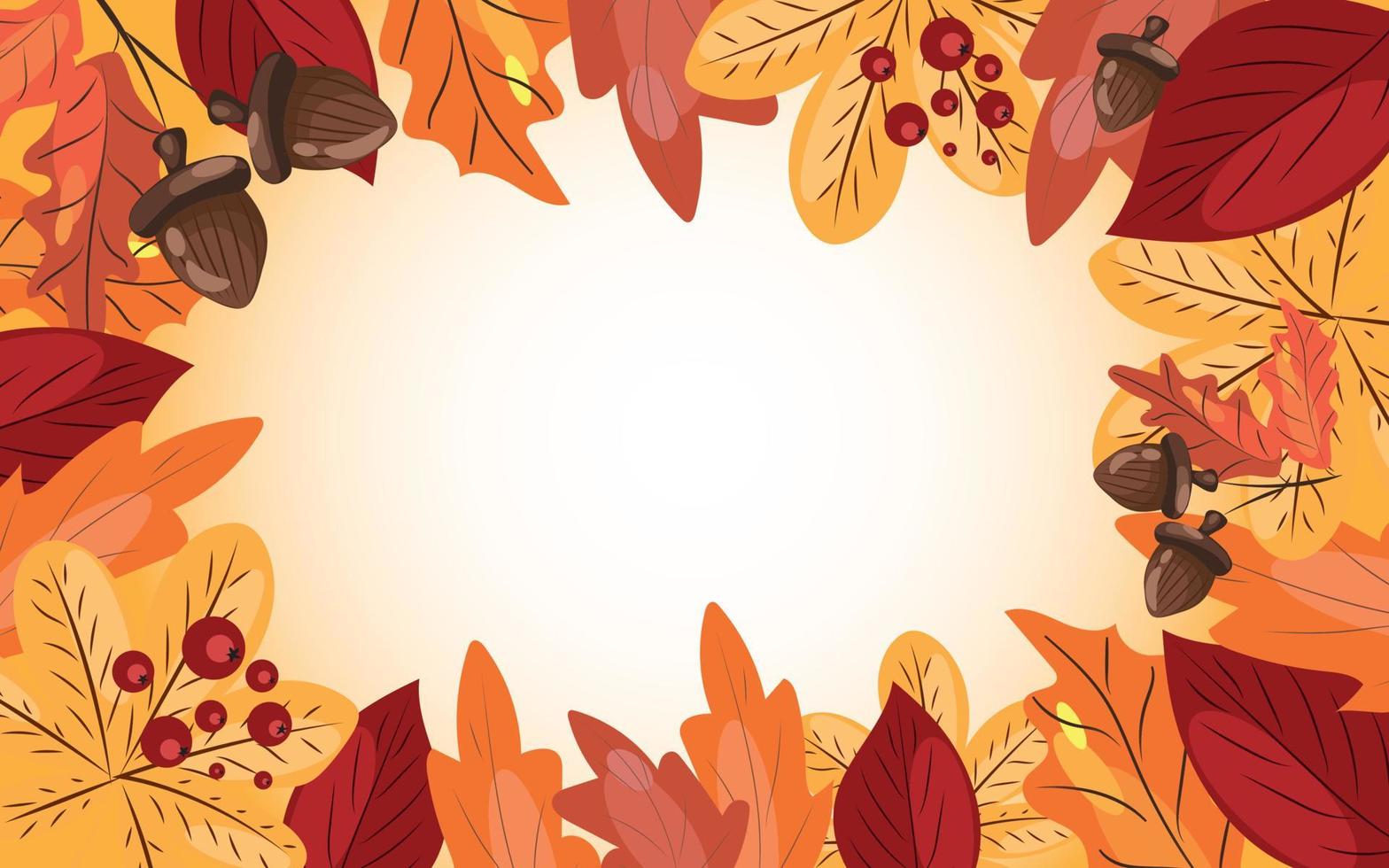 Herbst Hintergrund. hoch Qualität Vektor Illustration