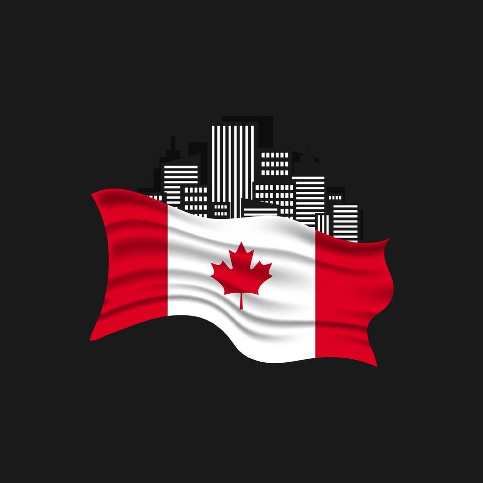 Happy Canada Day, Kanada Unabhängigkeitstag. Vektorillustration vektor