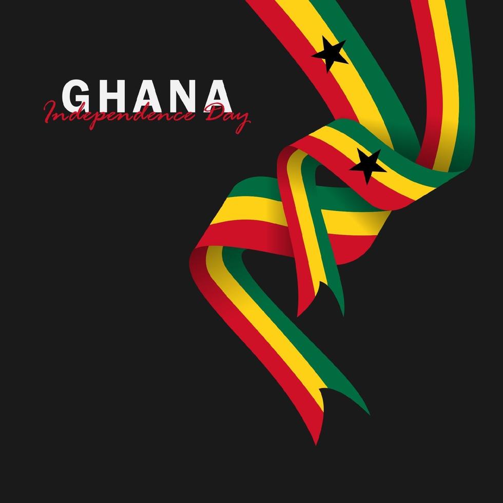 Vektor des Unabhängigkeitstags Ghana