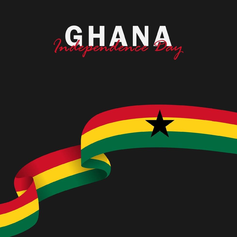 Vektor des Unabhängigkeitstags Ghana