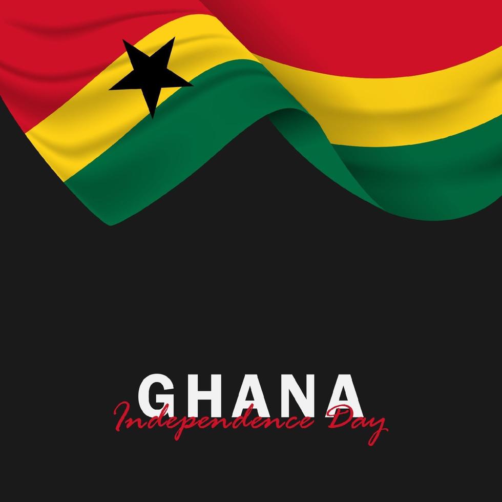 Vektor des Unabhängigkeitstags Ghana