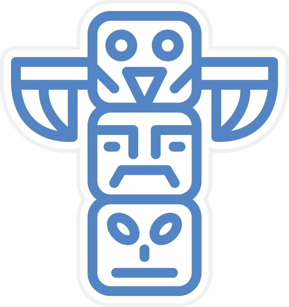 Totem Vektor Symbol Stil