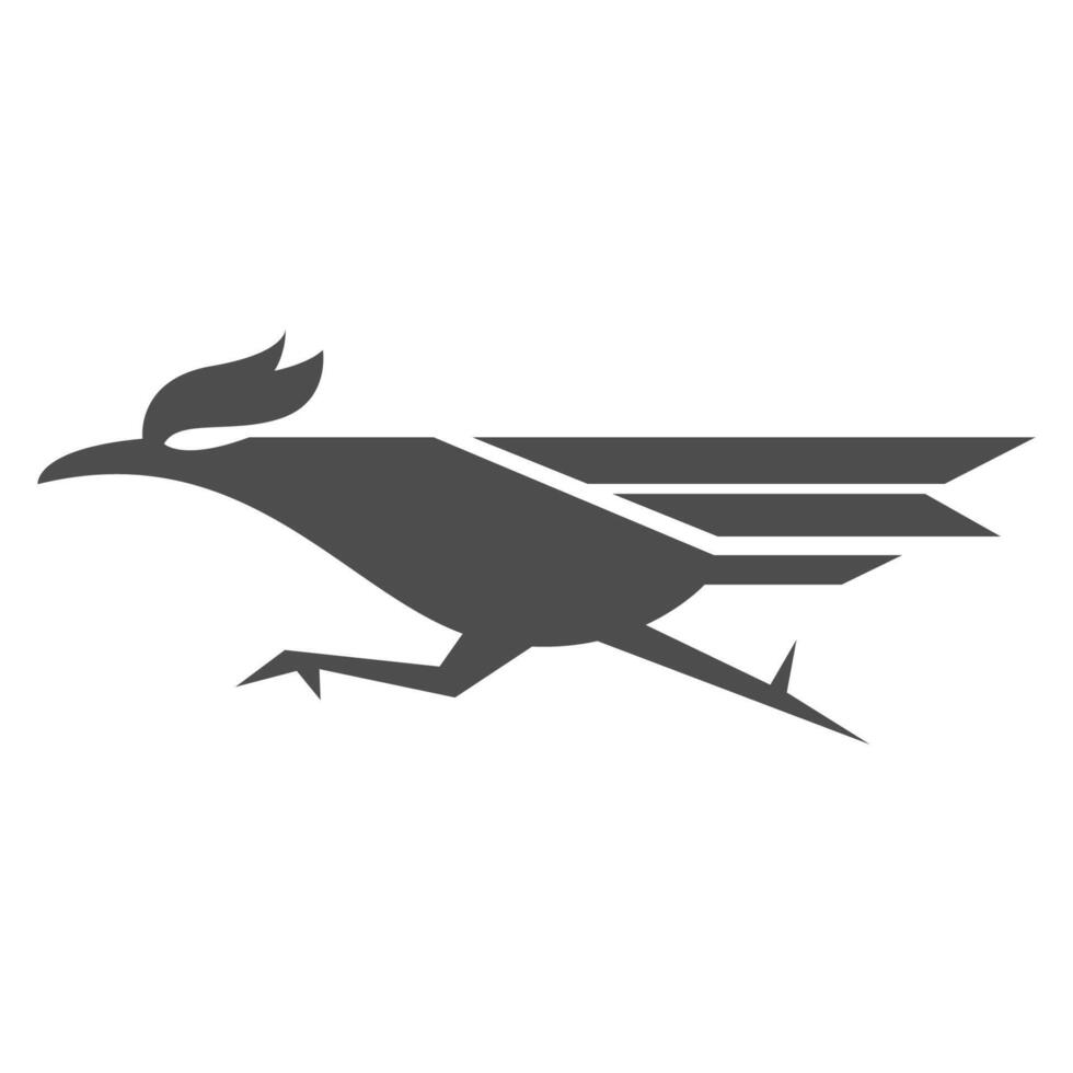 roadrunner logotyp ikon design vektor