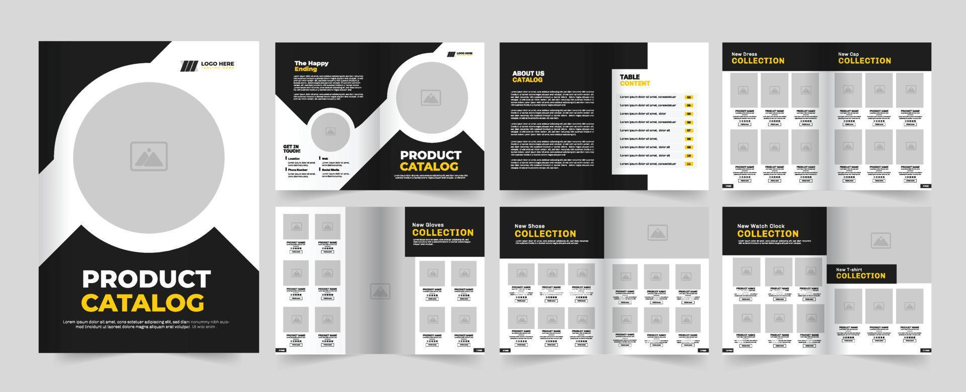 Produkt Katalog und Katalog Layout Design vektor