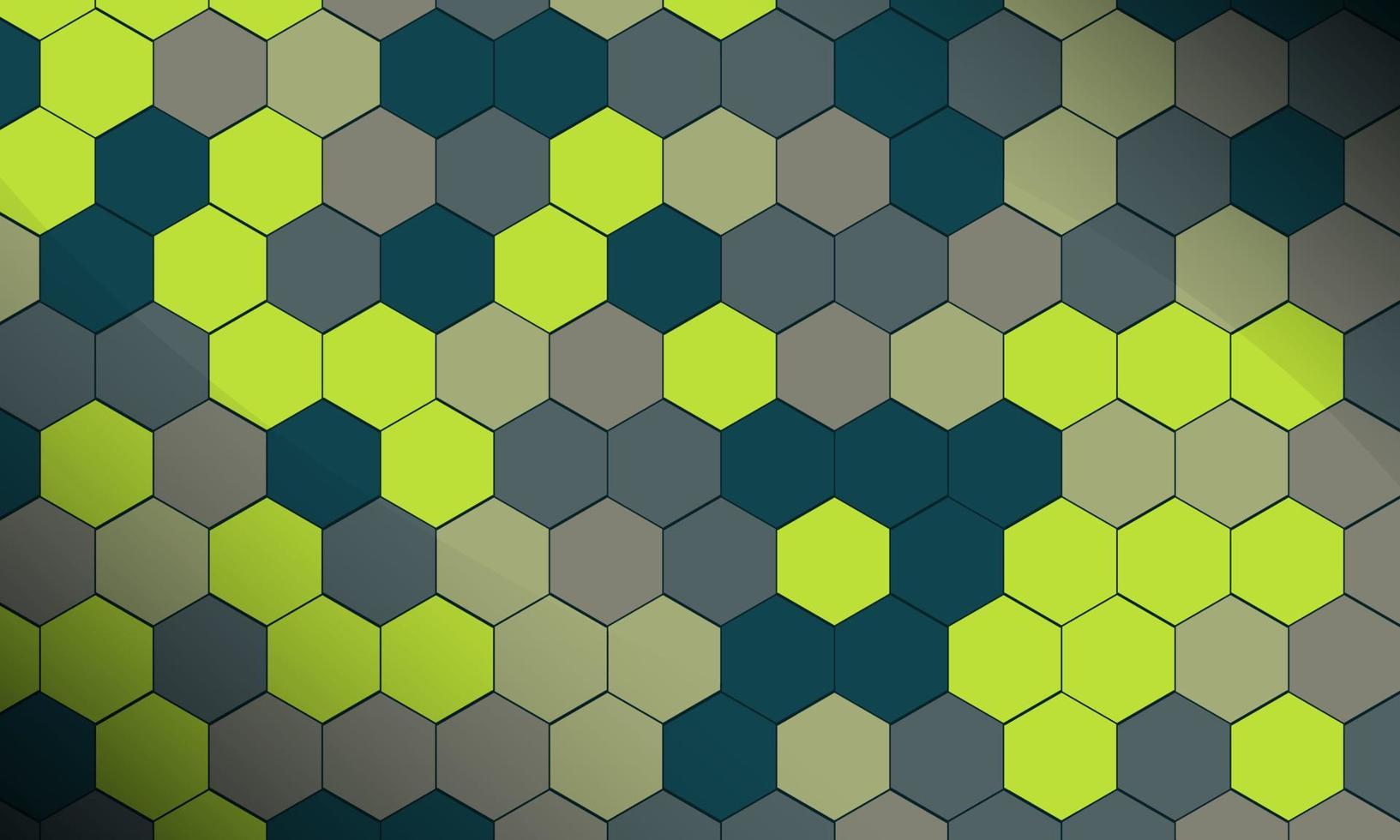 bunt Hexagon gestalten leer Hintergrund vektor