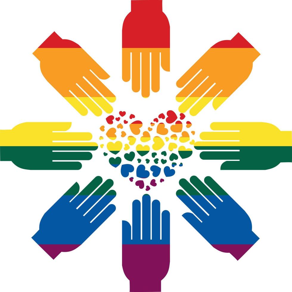 Vektor Bild von lgbt Stolz Veranstaltung Symbol