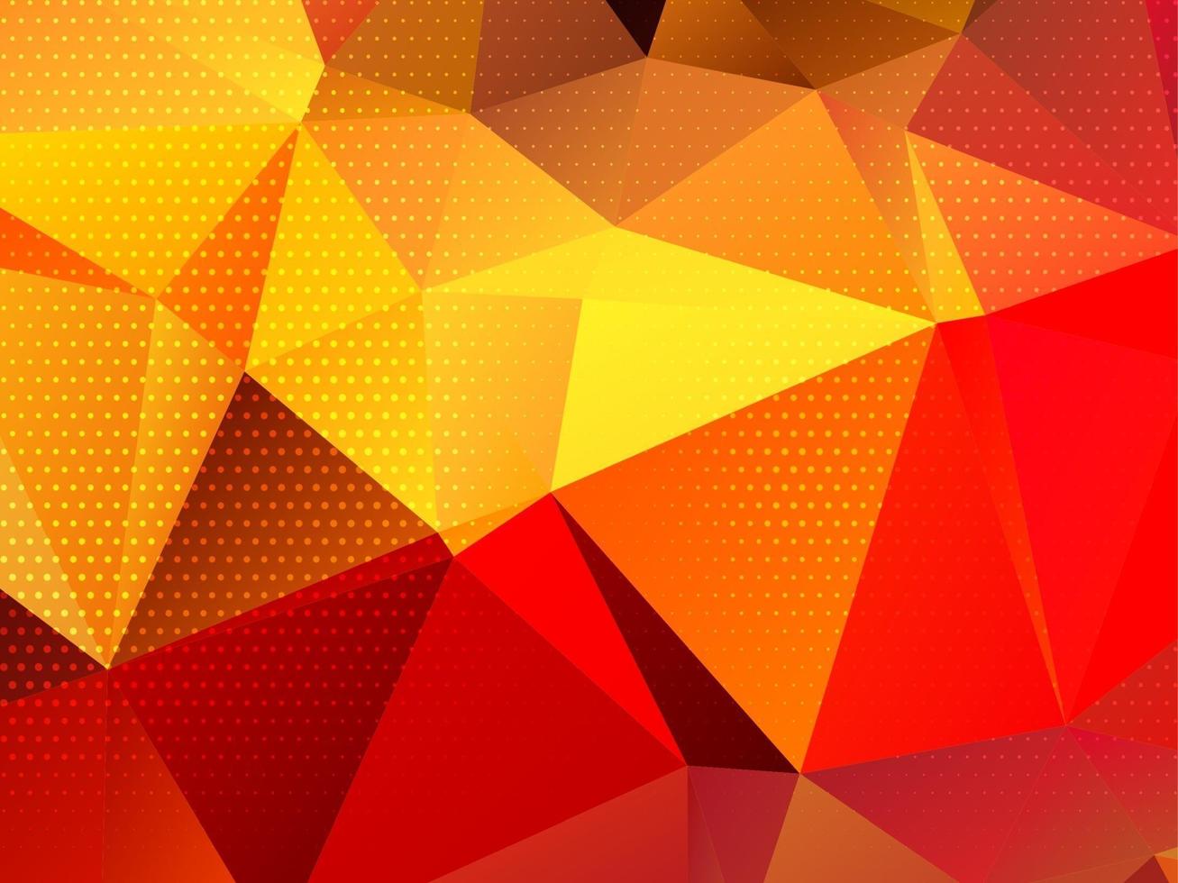 abstrakt färgrik triangulär geometrisk kristallbakgrund vektor