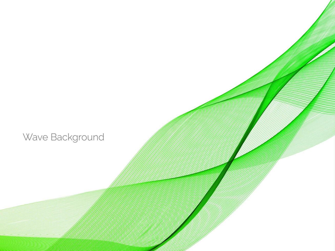 abstrakte grüne dekorative stilvolle moderne Welle Design Banner Hintergrund vektor
