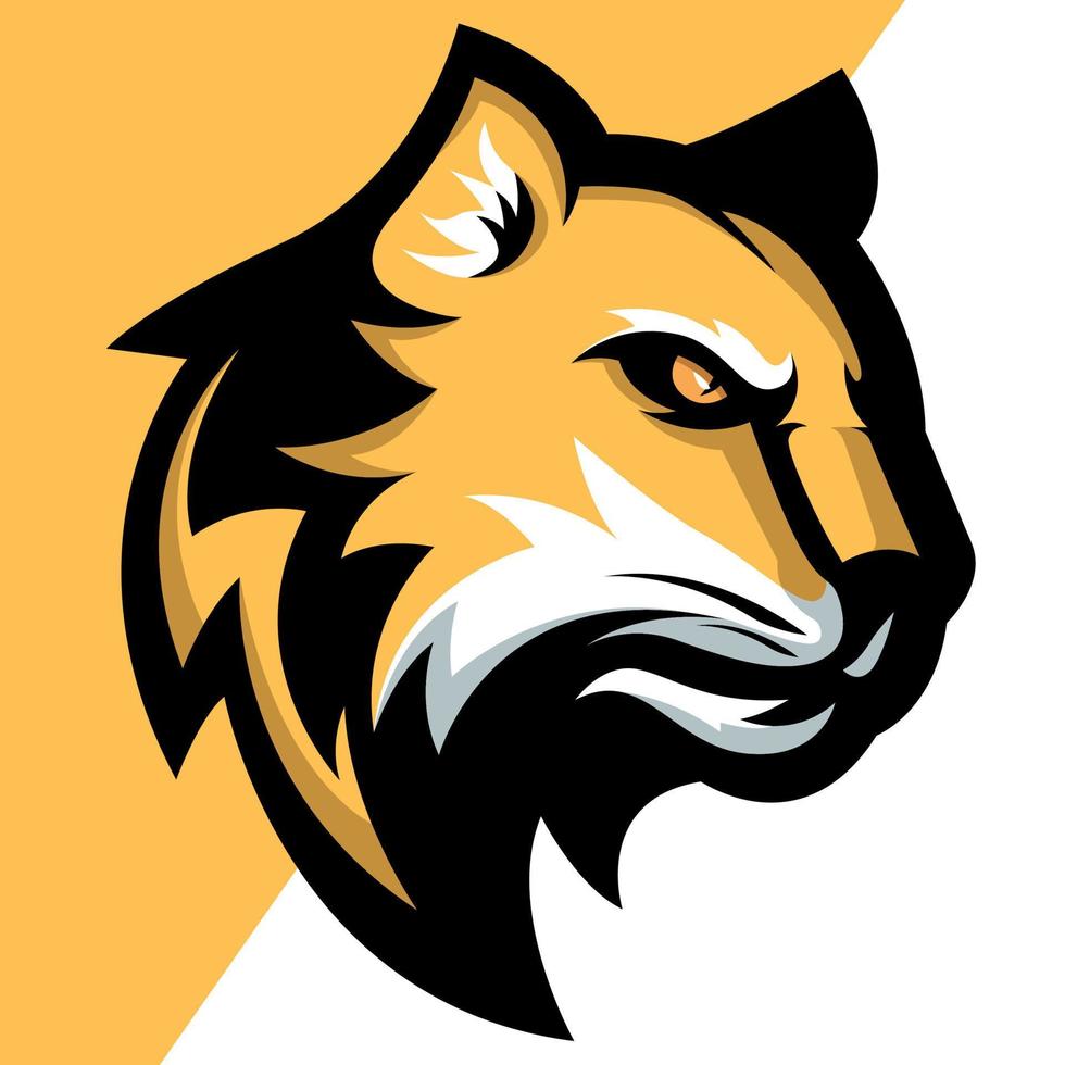 Puma Maskottchen Logo vektor