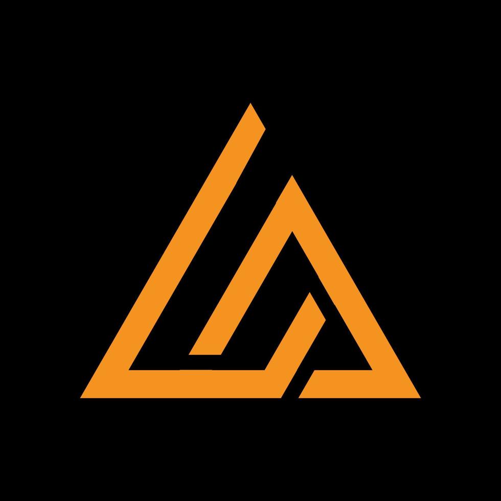 Luxus Monogramm Geschäft Logo Design. vektor