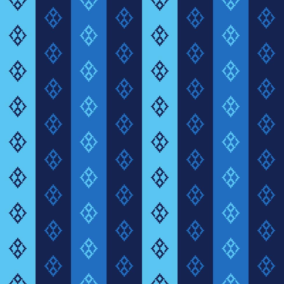 ethnisch Blau Farbe Streifen Muster. aztekisch geometrisch Streifen nahtlos Muster Hintergrund. ethnisch geometrisch Muster verwenden zum Stoff, Textil, Zuhause Innere Dekoration Elemente, Polster, Verpackung vektor