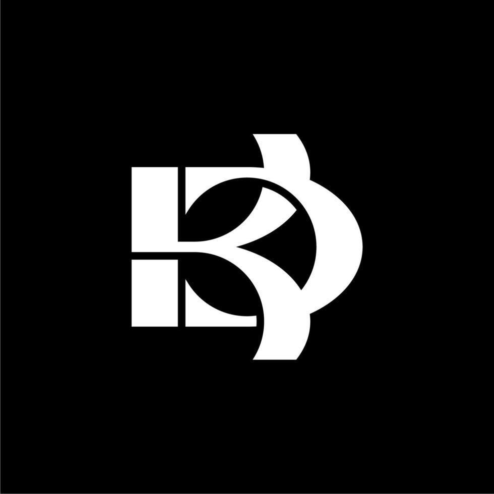 unik kd monogram brev logotyp. minnesvärd design för din företag identitet vektor