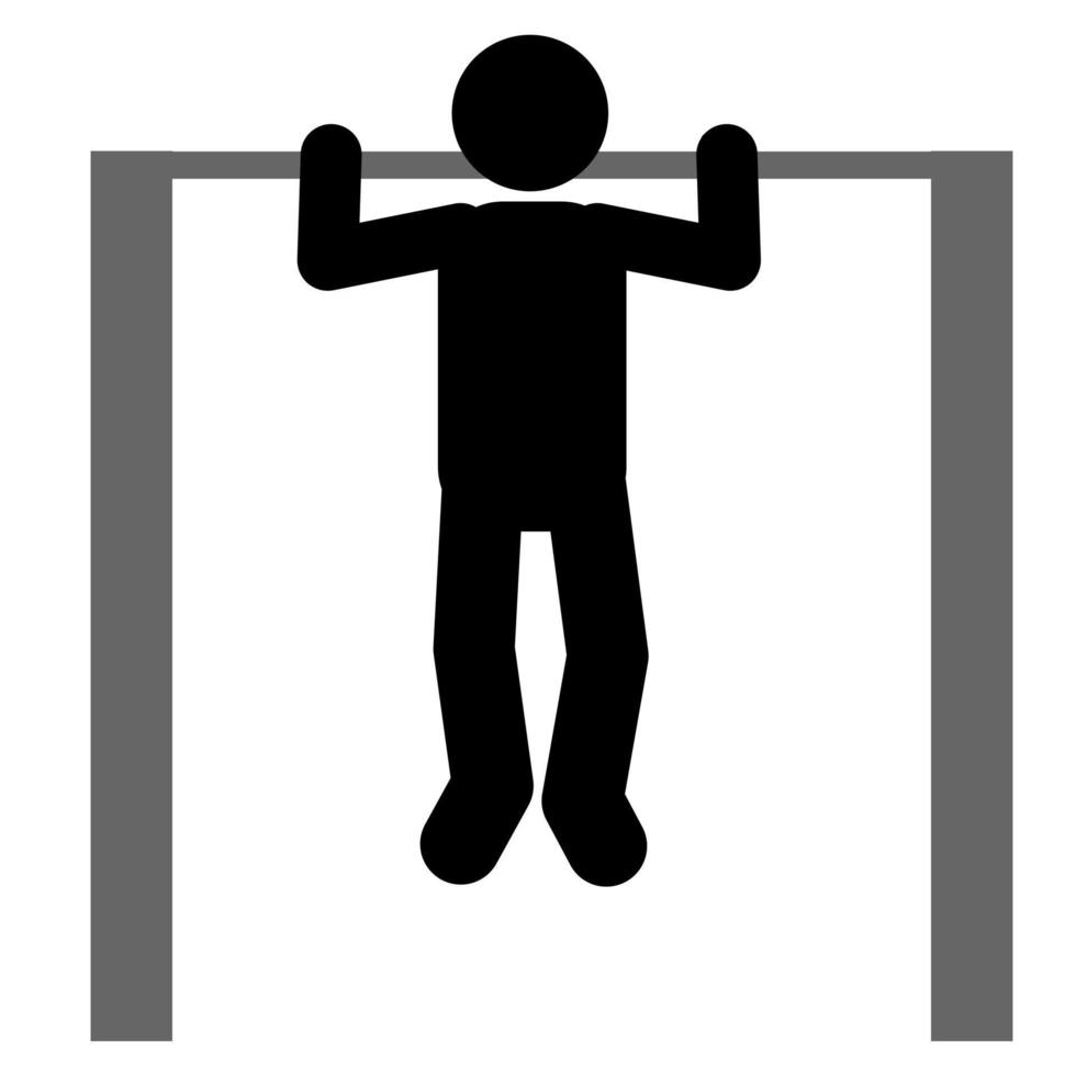 Stock Zahl von Menschen tun Sport. Der Kater hoch. Planke. Gewichtheben. Fitnessstudio vektor