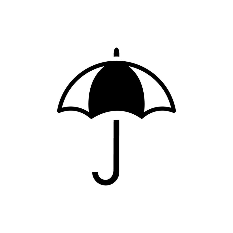 Regenschirm Symbol Design Vektor