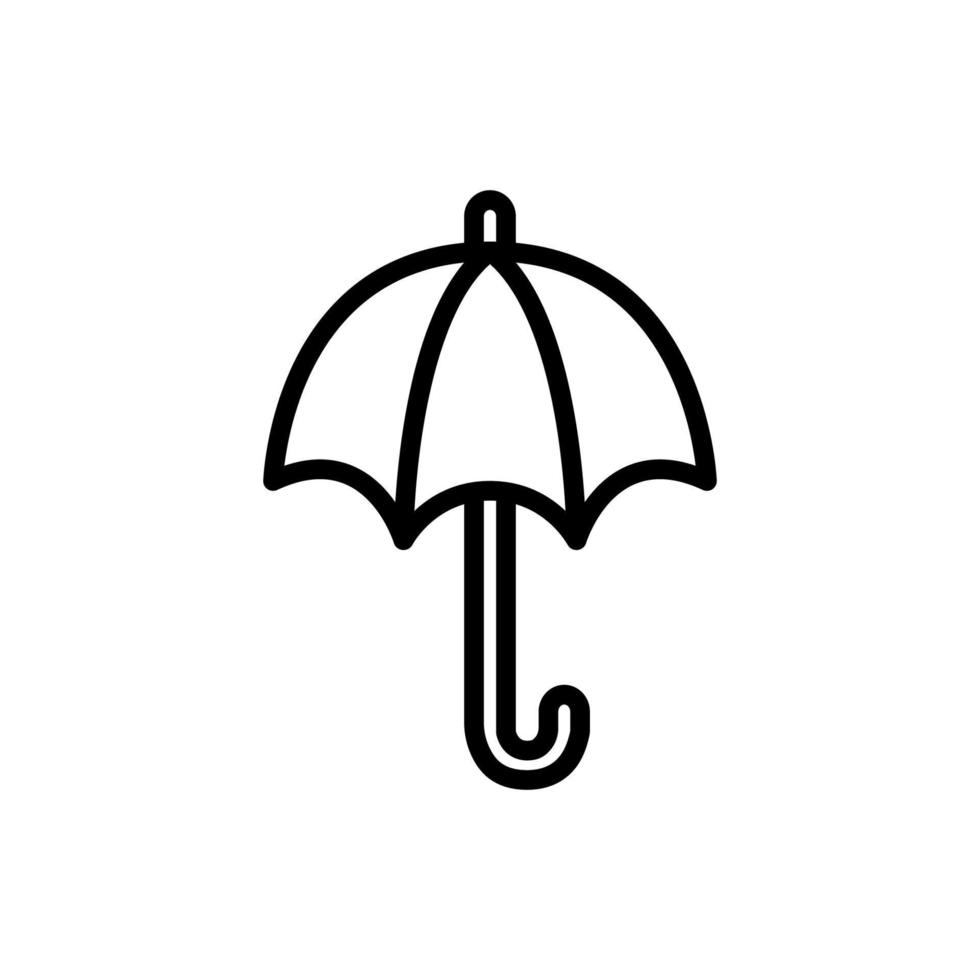 Regenschirm Symbol Design Vektor