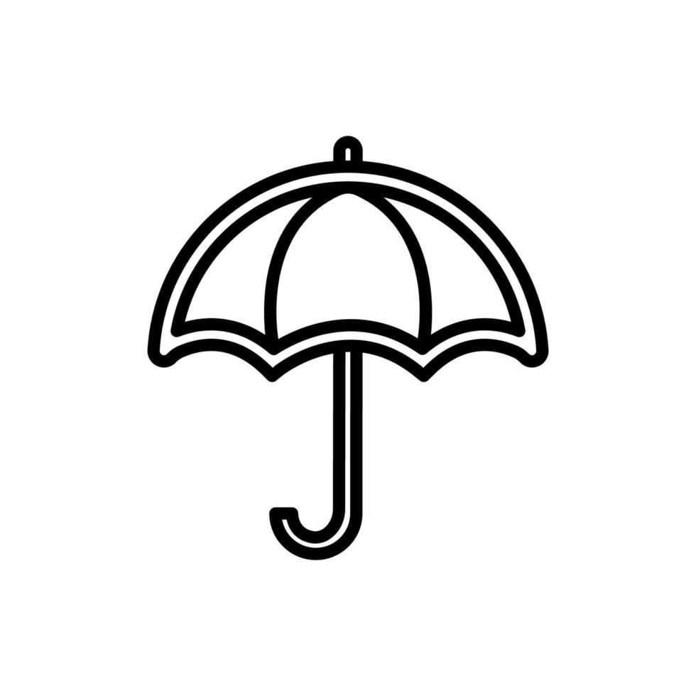 Regenschirm Symbol Design Vektor