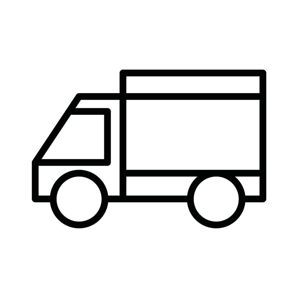 LKW Symbol Design Vektor