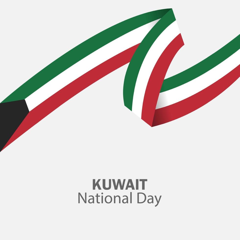 Feier des Kuwait Nationalfeiertags vektor