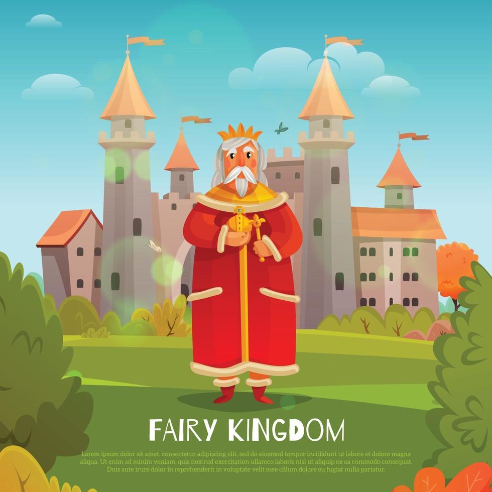 fairy kingdom illustration vektorillustration vektor