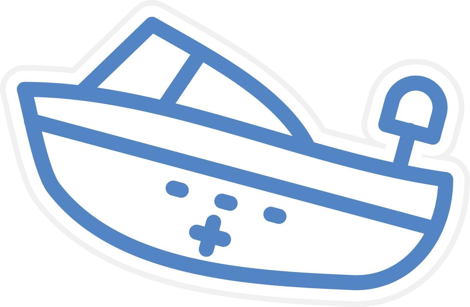 Rettung Boot Vektor Symbol Stil