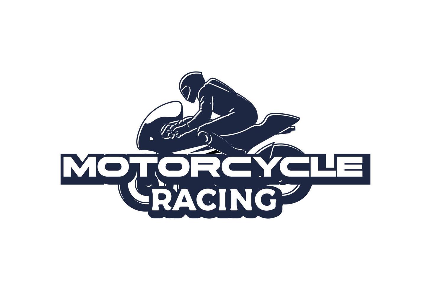 snabb hastighet cyklist tävlings cykel motorcykel sport klubb konkurrens logotyp design vektor