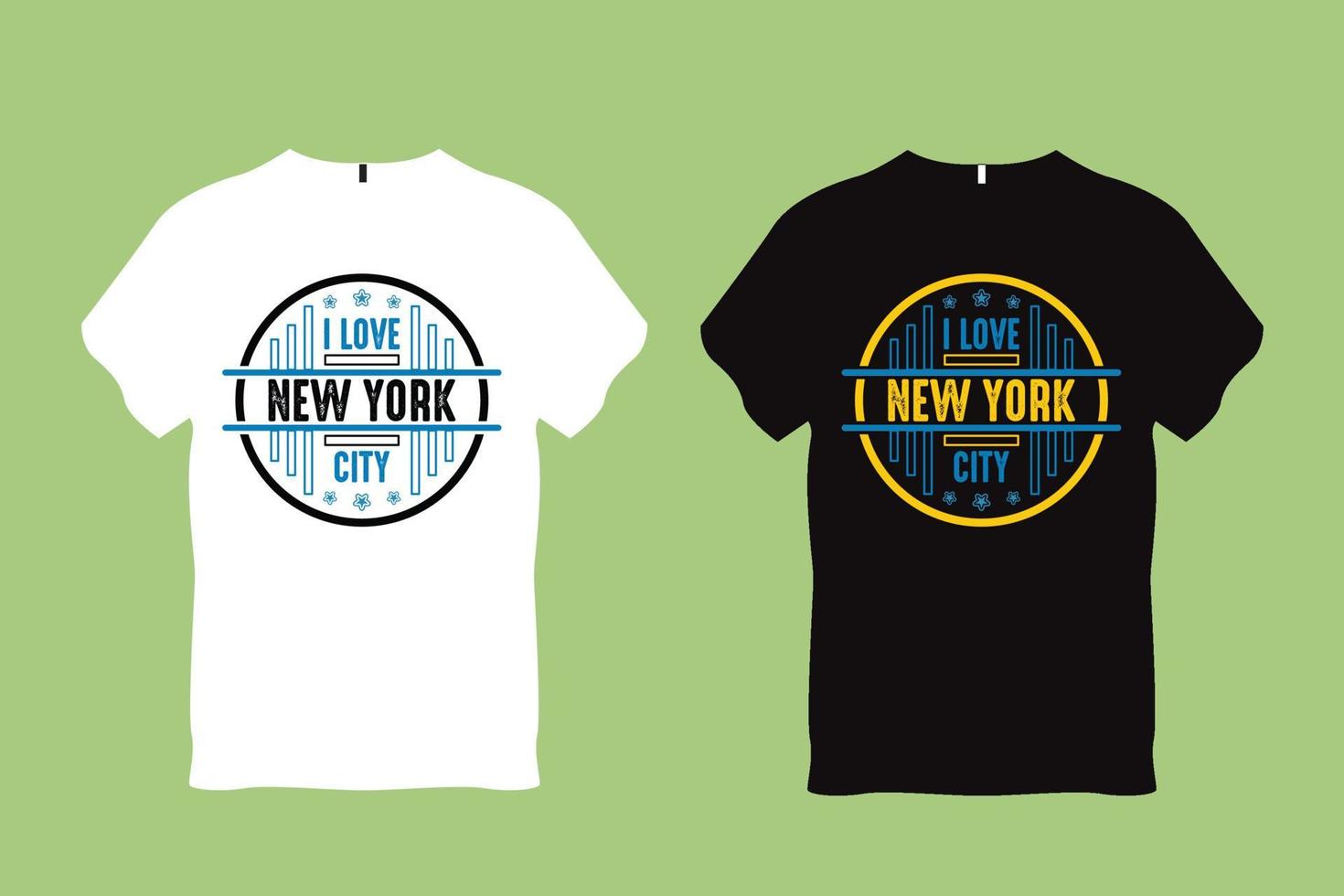 ich Liebe Neu York Stadt Typografie t Hemd Design vektor