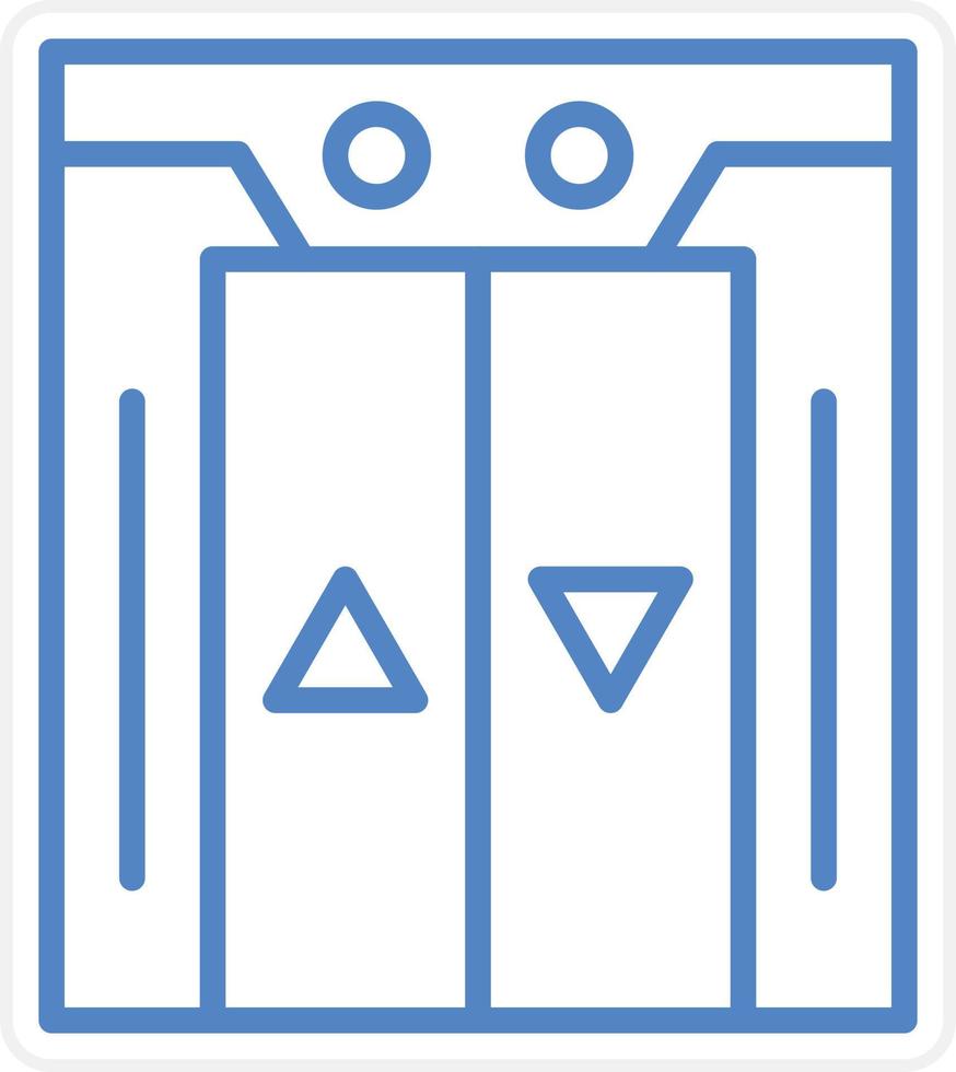 Aufzug Vektor Symbol Stil