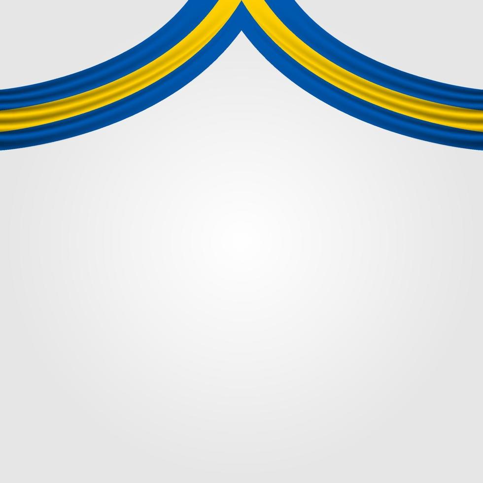 schwedischer Nationalfeiertag. Jährlich am 6. Juni in Schweden gefeiert. glücklicher Nationalfeiertag der Freiheit. schwedische Flagge. patriotisches Plakatdesign. vektor