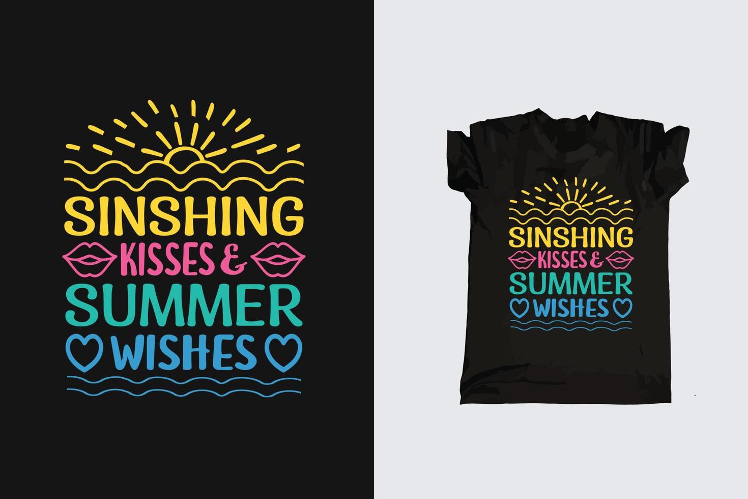 sommar typografi t-shirt design, sommar och strand citat text svg design sommar vibrafon grafisk tee skriva ut och handelsvaror, klistermärke, baner, affisch, flygblad, märke, vektor illustration