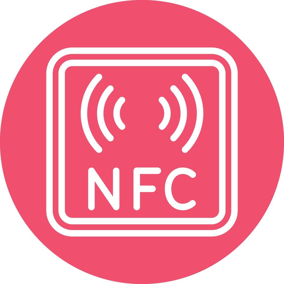 nfc vektor ikon design