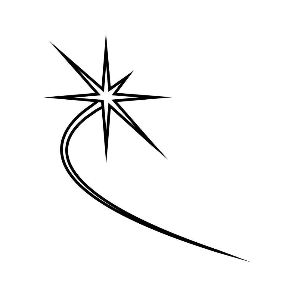 gnistra ikon vektor. stjärna illustration tecken. glans symbol. renhet logotyp. vektor