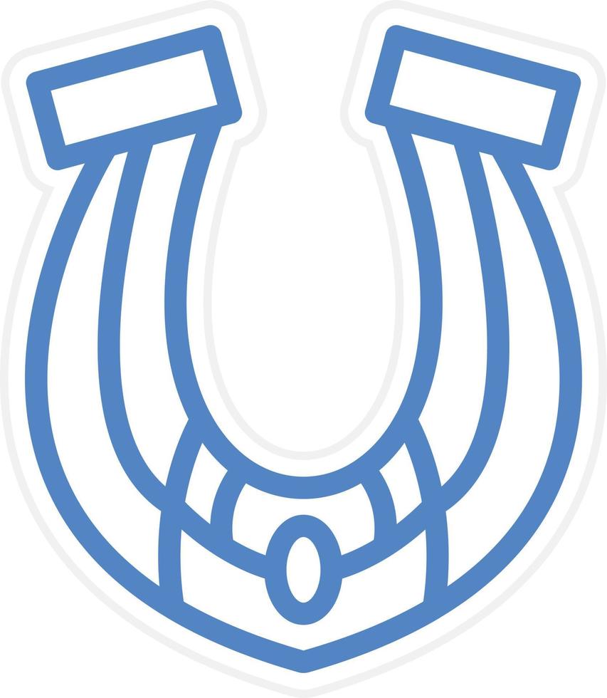 Hufeisen Vektor Symbol Stil