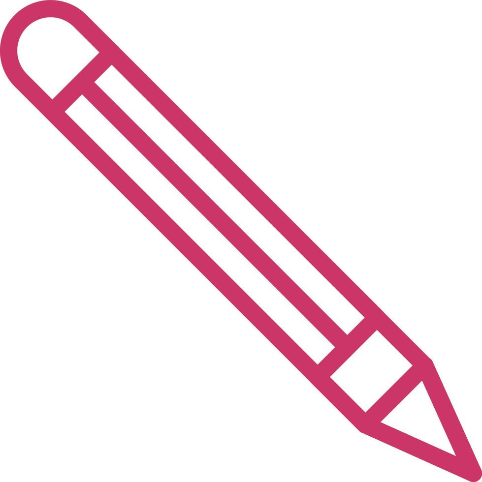 Bleistift-Vektor-Icon-Design vektor