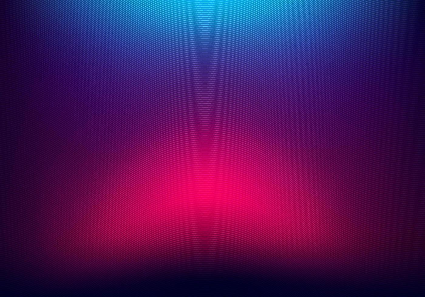 abstrakte unscharfe Hintergrund-blaue und rosa Neon-Gradientenfarbe mit Wellenlinienstruktur. vektor