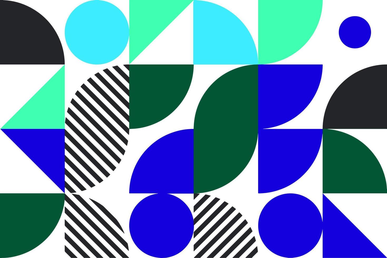 Bauhaus abstrakt geometrisch Muster Hintergrund. modern Kunst Muster. abstrakt Vektor Muster Design zum Netz Banner, Abdeckungen, Verpackung, Geschäft Präsentationen, Marke, Wandbilder
