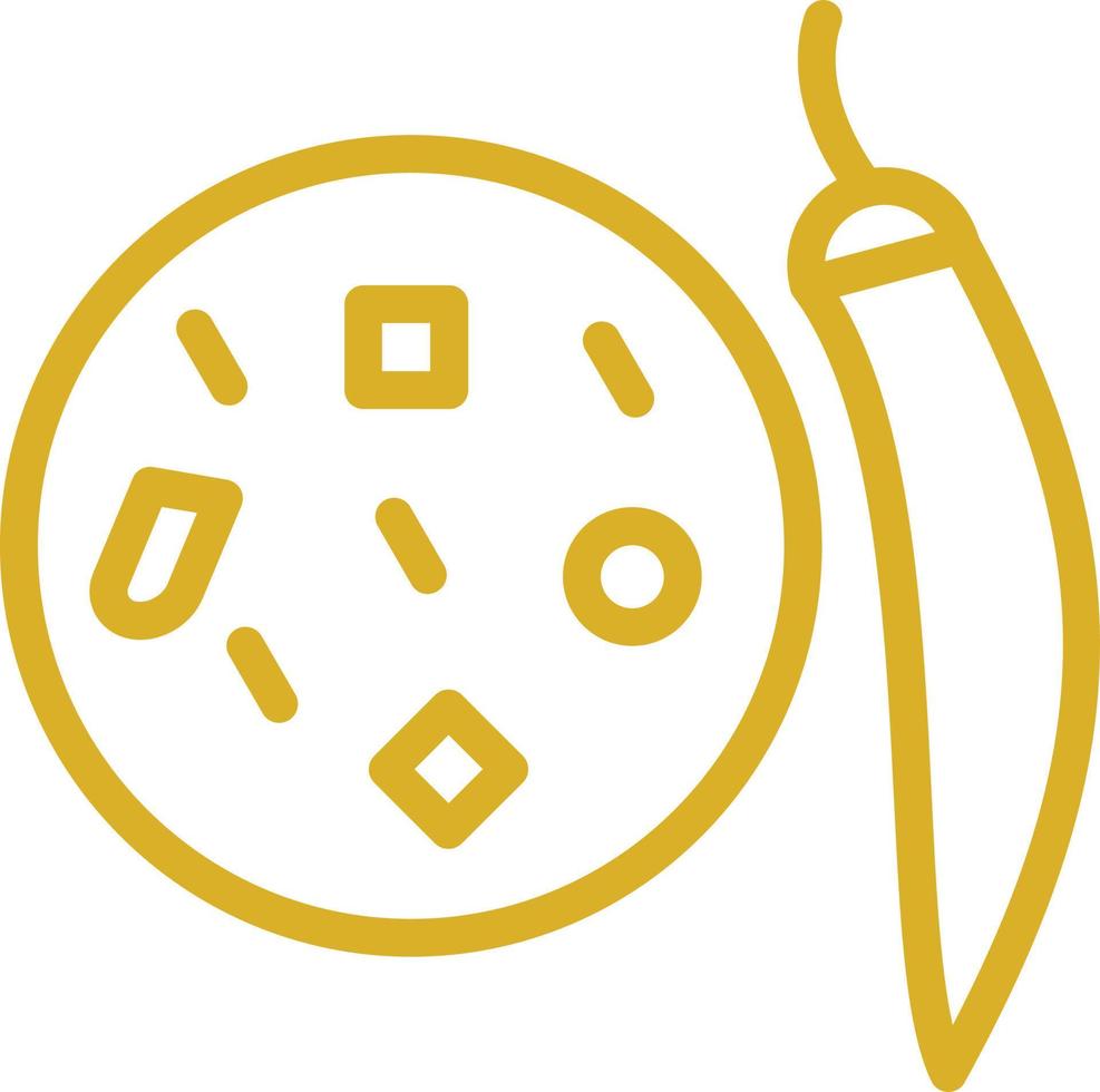 kryddor vektor ikon design