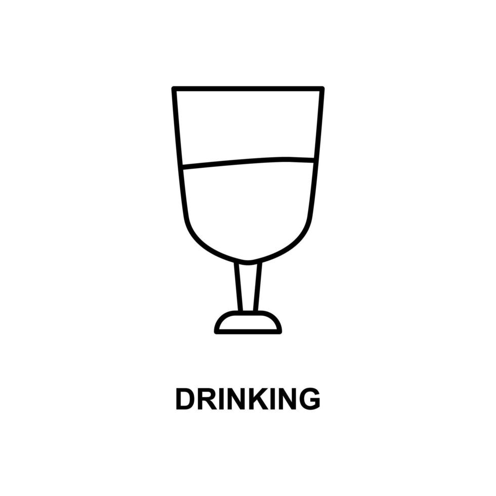 Trinken Vektor Symbol