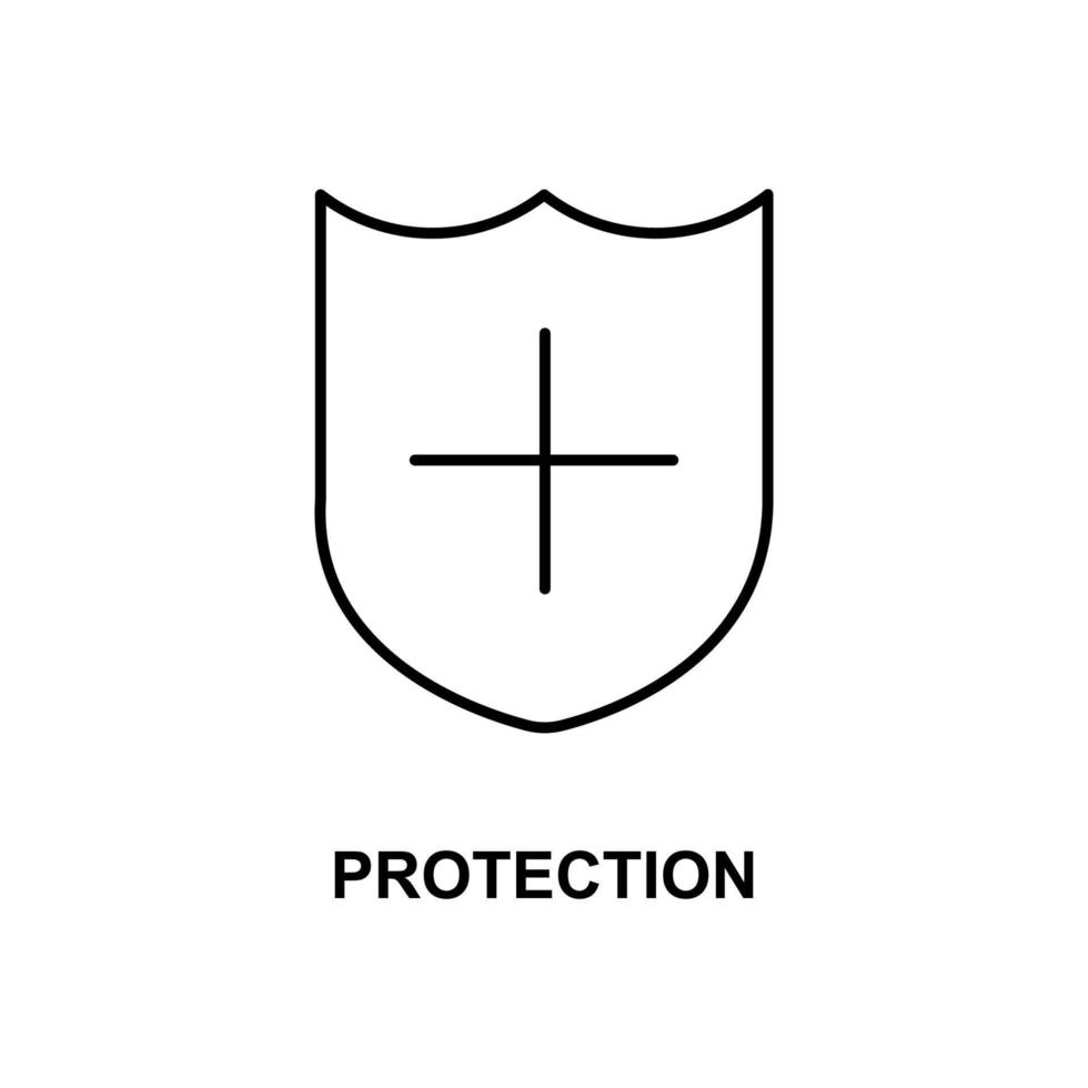 Schutz Schild Vektor Symbol