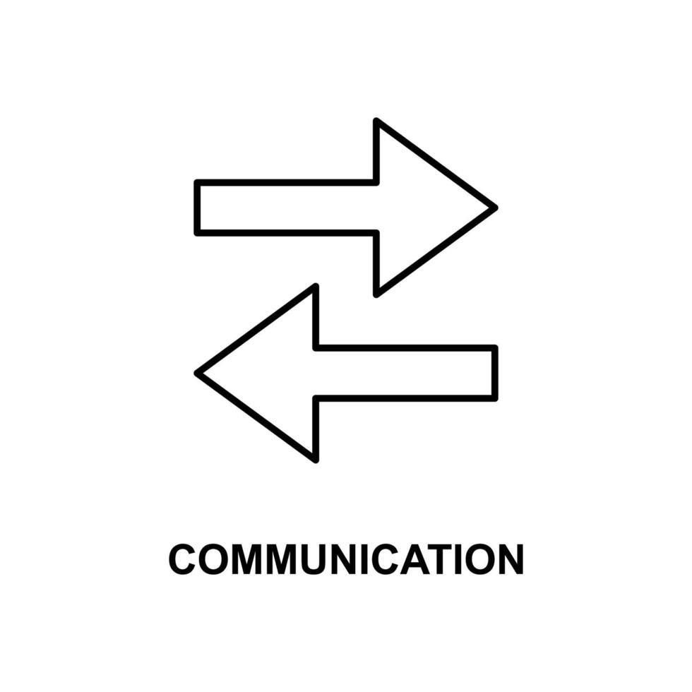kommunikation tecken vektor ikon