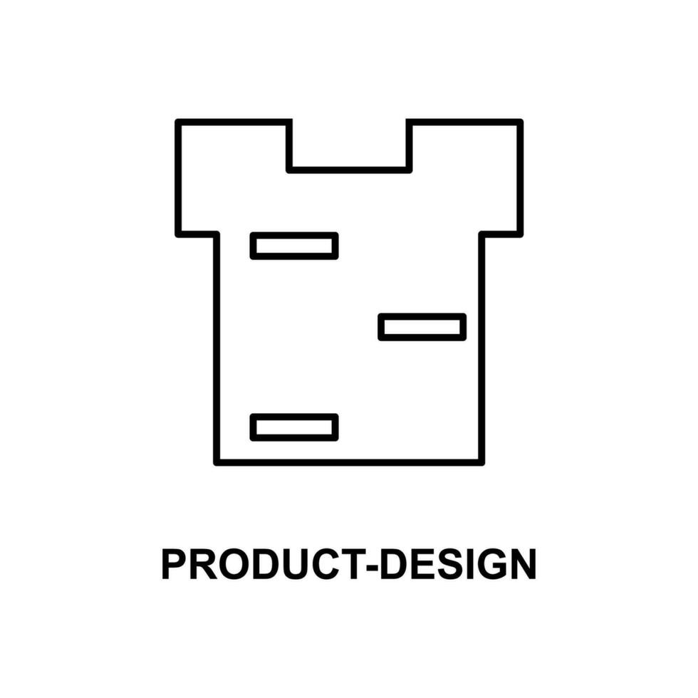 Produkt Design Vektor Symbol