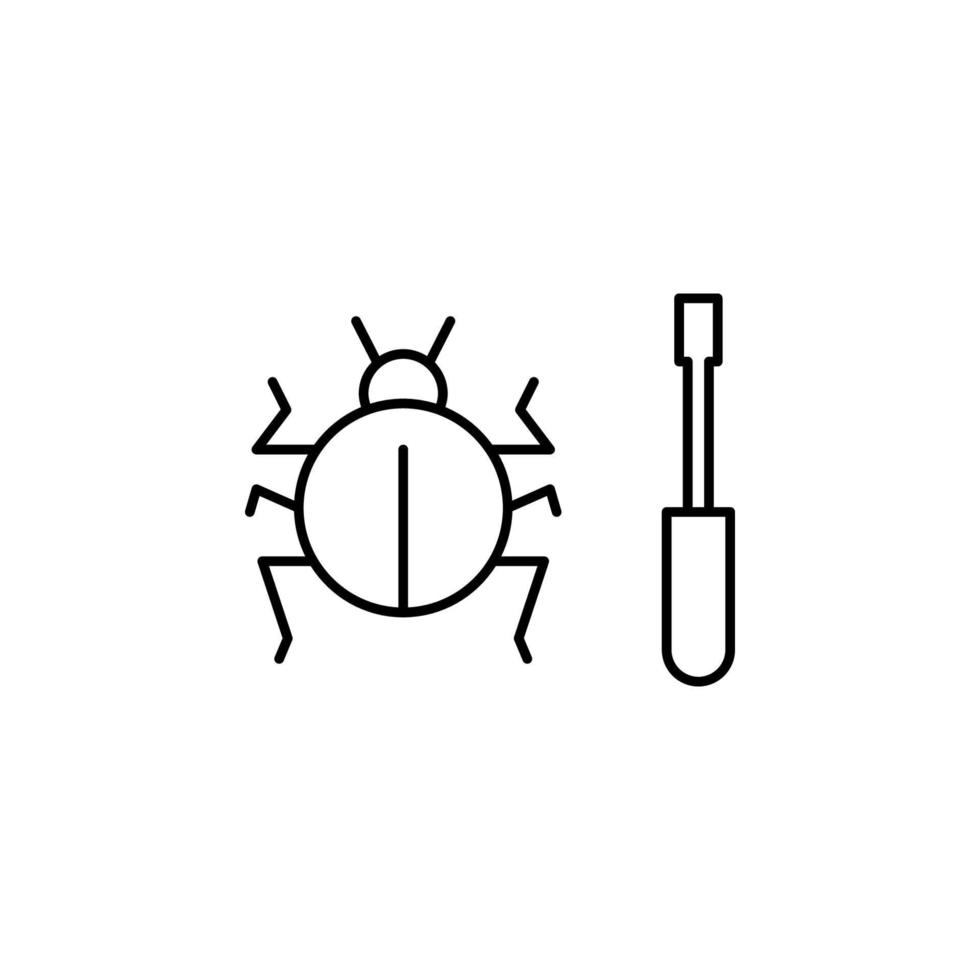 Virus Aufräumen Vektor Symbol