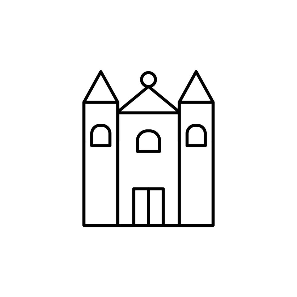 Dom, Gebäude Vektor Symbol