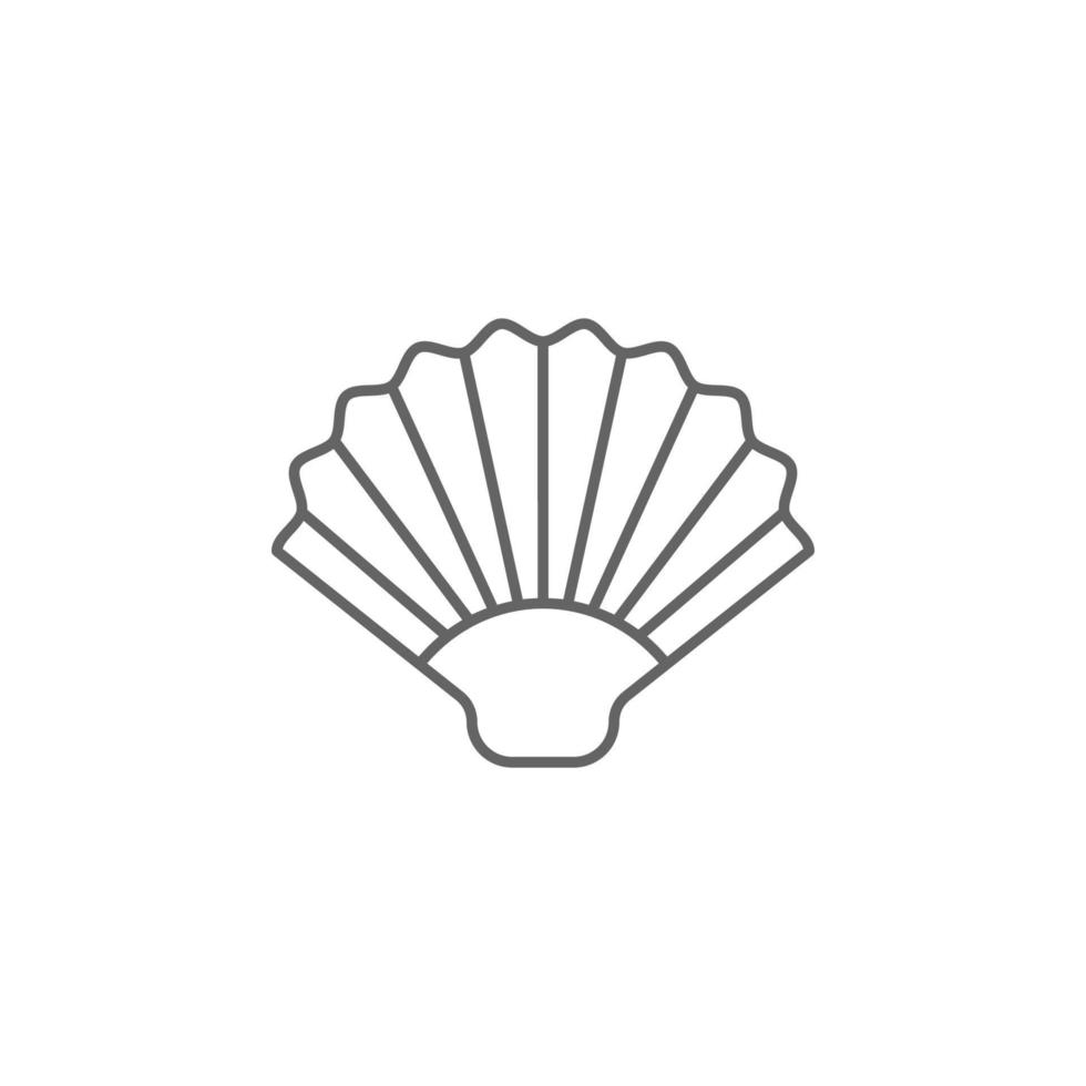 prähistorisch Auster Vektor Symbol