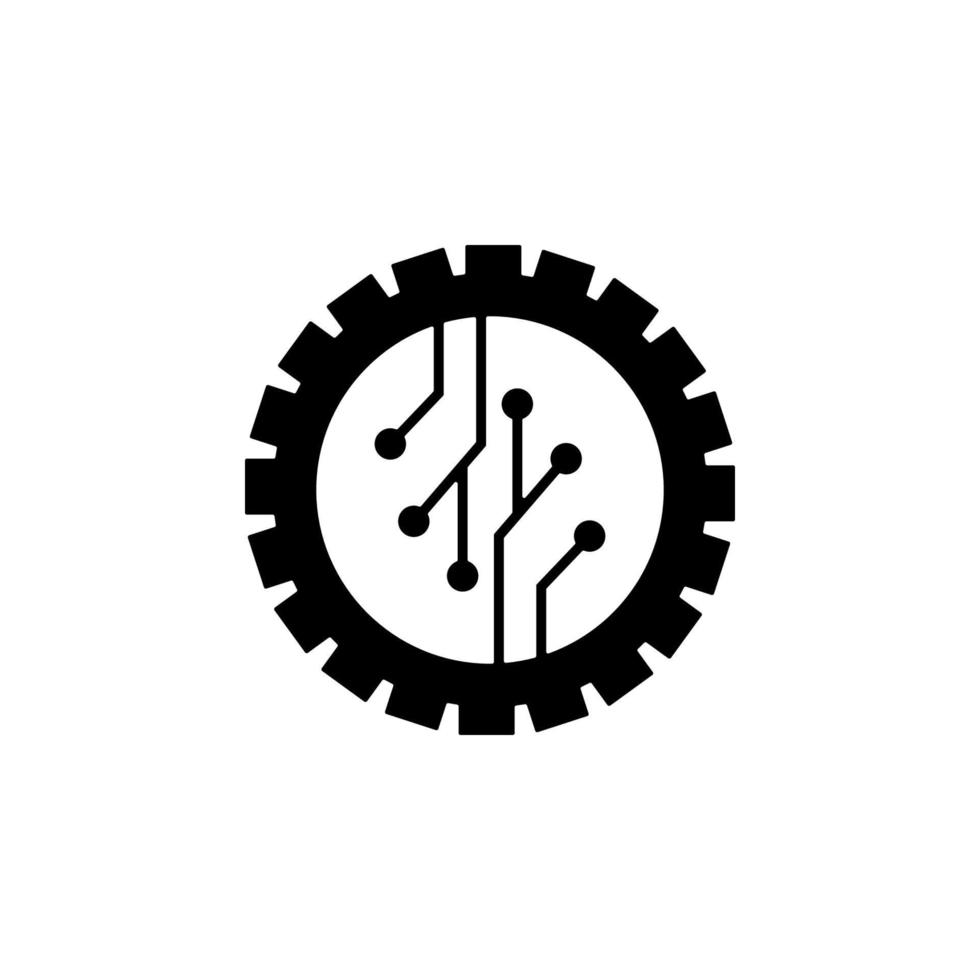 Droide, elektronisch Vektor Symbol