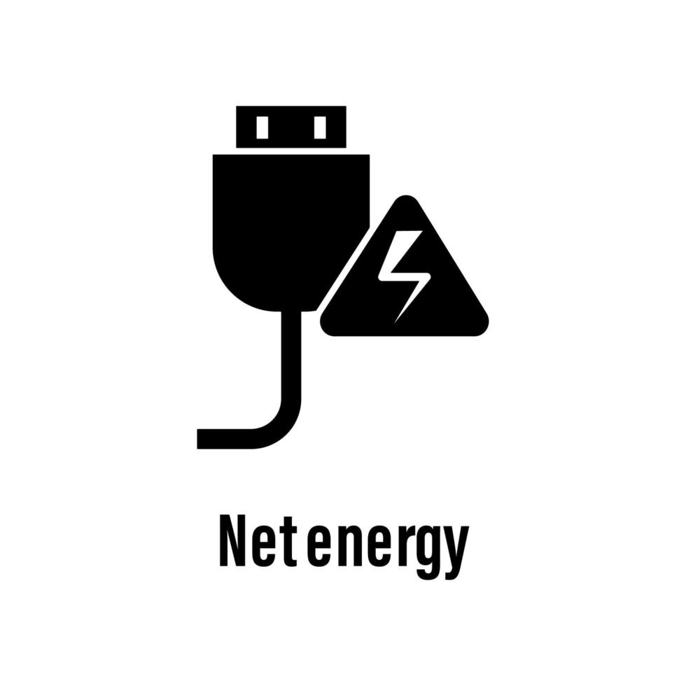 Netz Energie Vektor Symbol