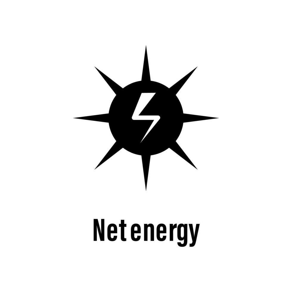 Netz Energie Vektor Symbol