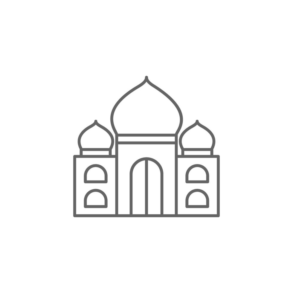 Diwali, Tempel, Hindu Vektor Symbol