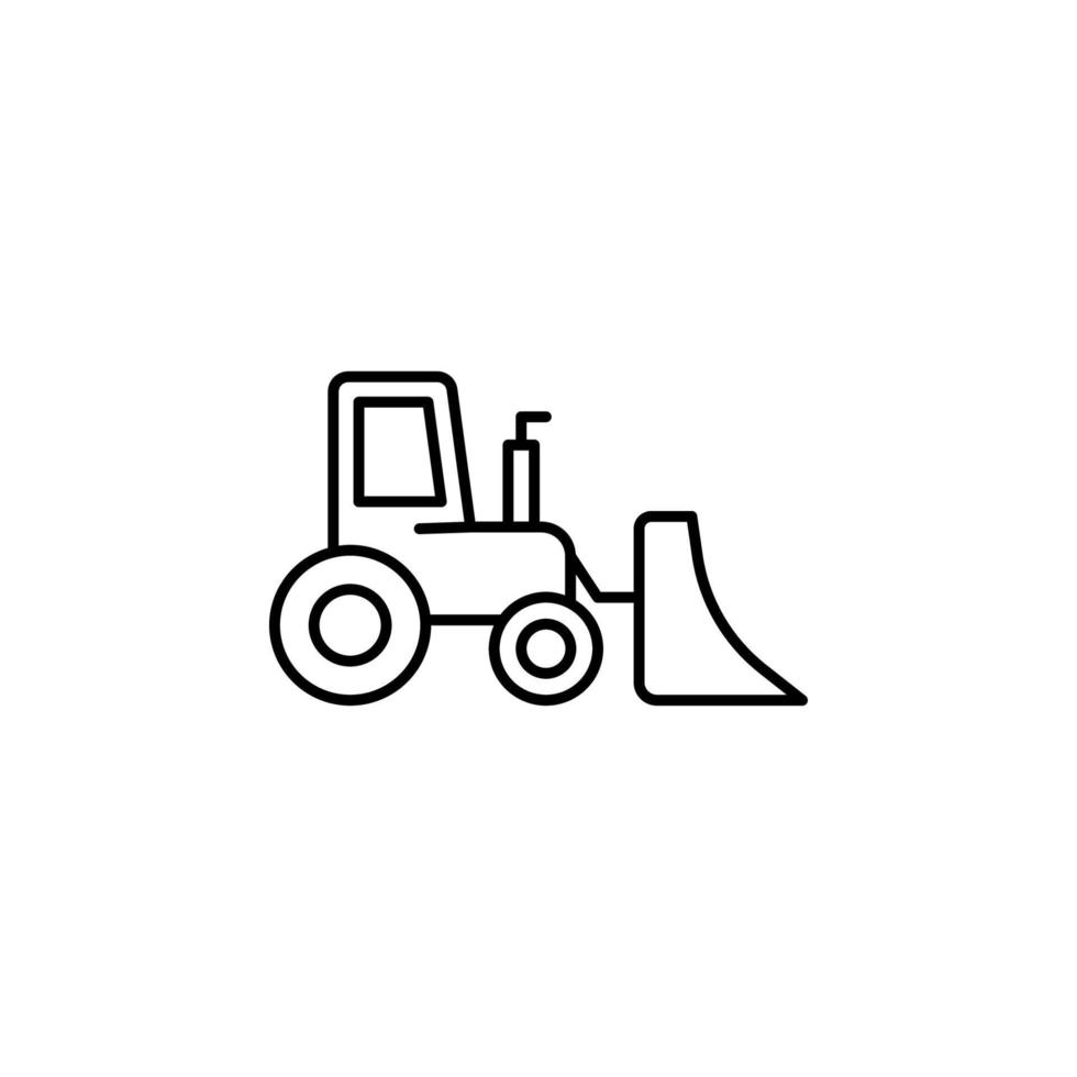 Eimer Traktor Vektor Symbol