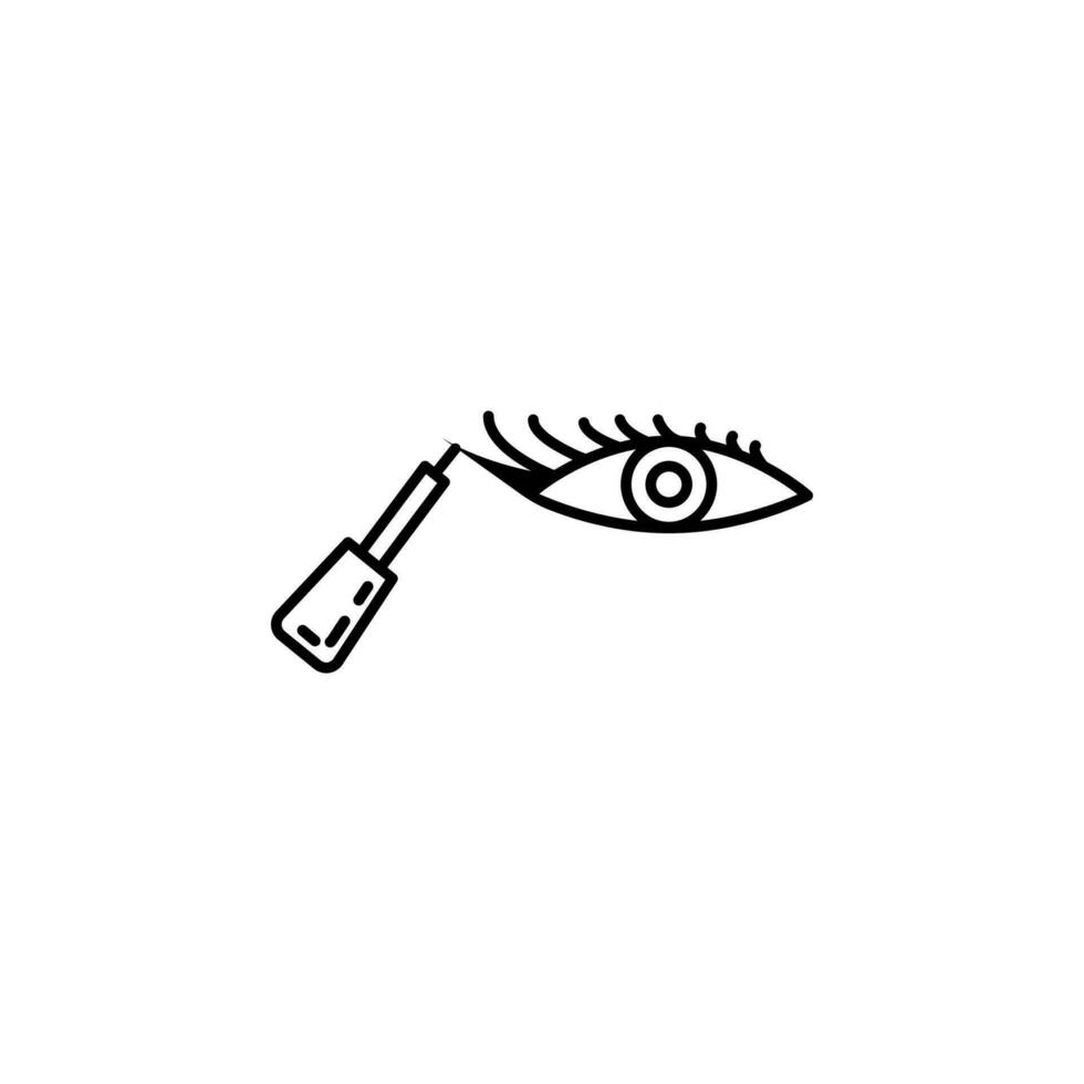 Eyeliner-Vektorsymbol vektor